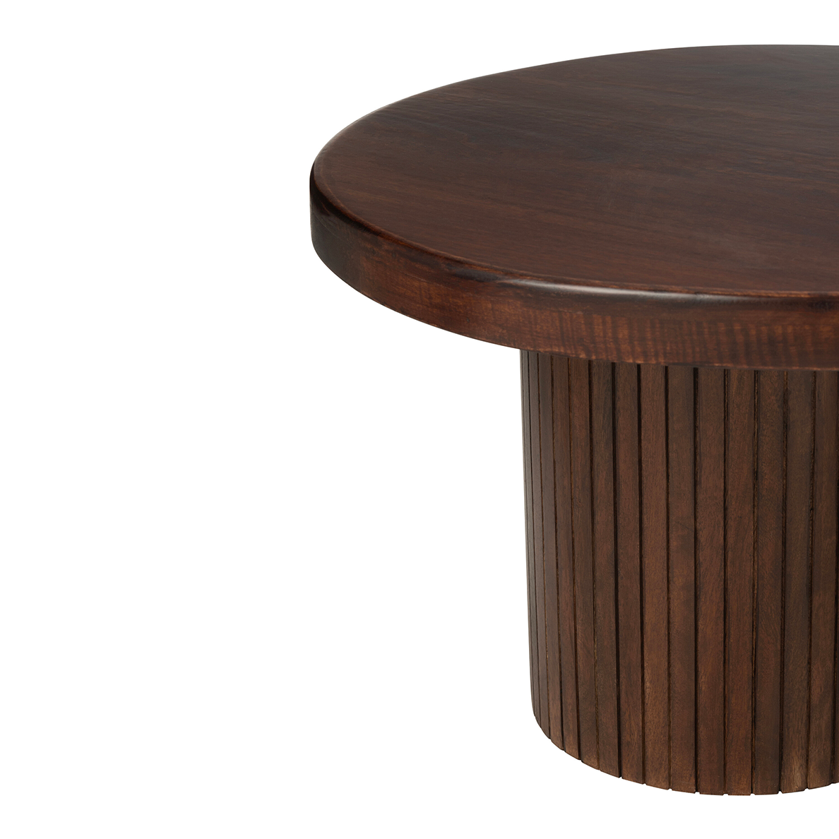 Table basse INFINITY en bois de manguier marron