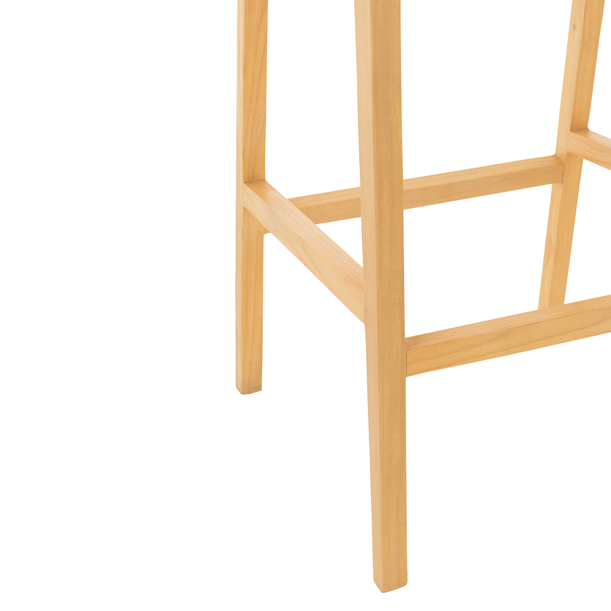 Tabouret de bar EMMA en teck naturel