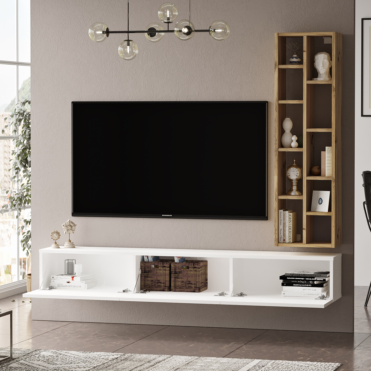 Ensemble de meuble TV WHITE