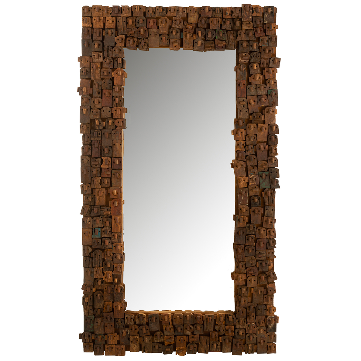 Miroir SYMA en bois recyclé