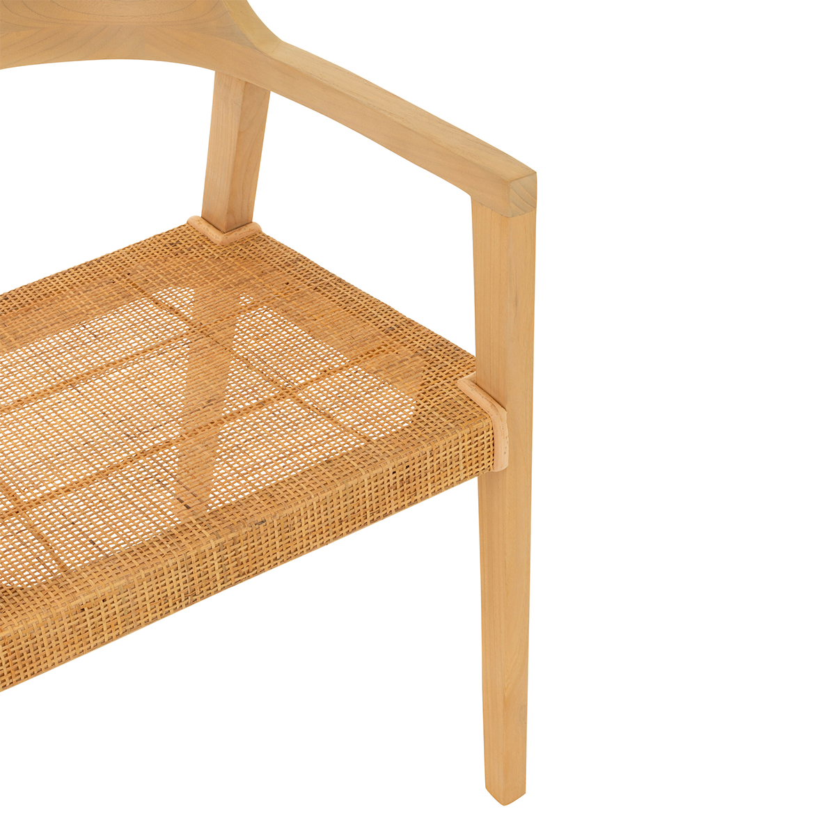 Chaise EMMA en bois de teck naturel