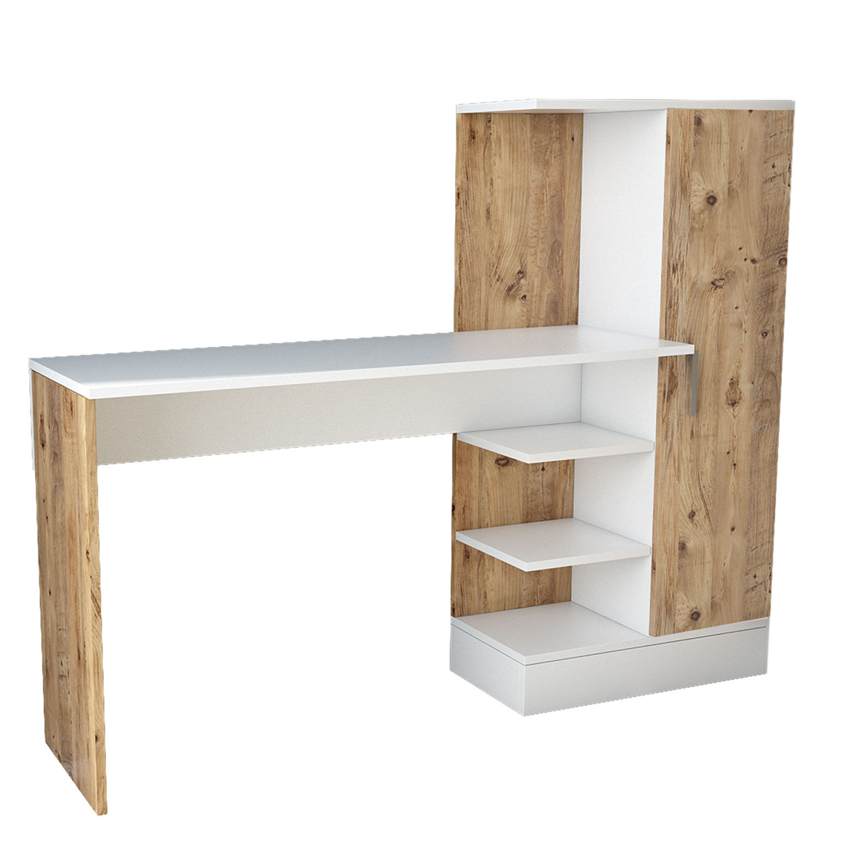 Bureau droit LUCCIA blanc