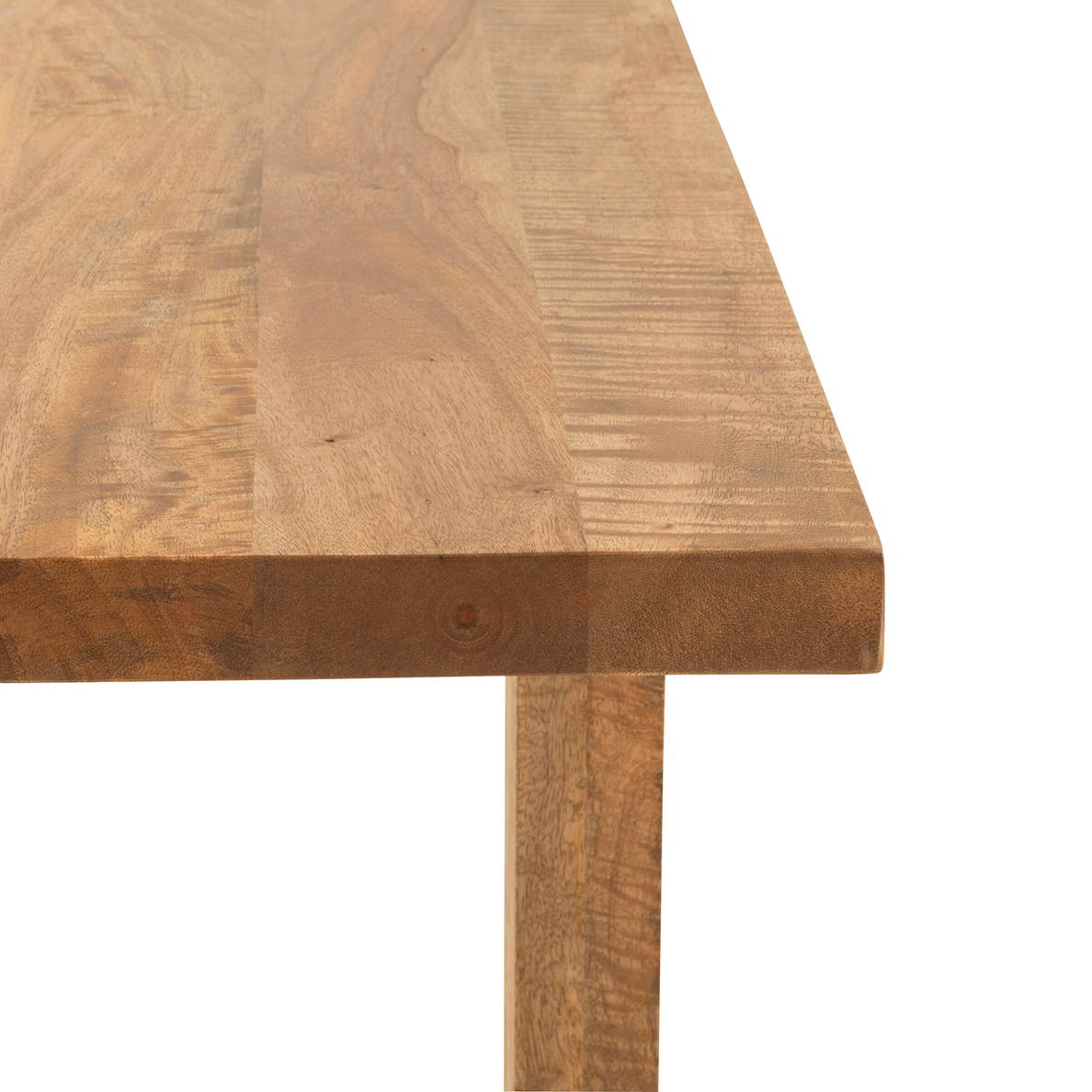 Table Rectangle en bois Manguier Bois Naturel 240 cm