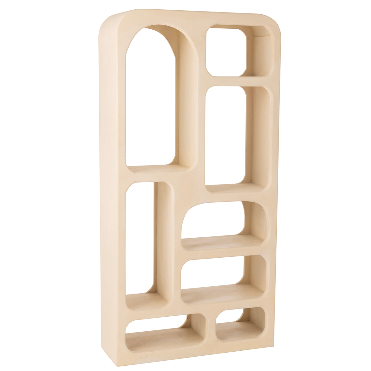 Etagere VOUTE en bois de manguier Beige