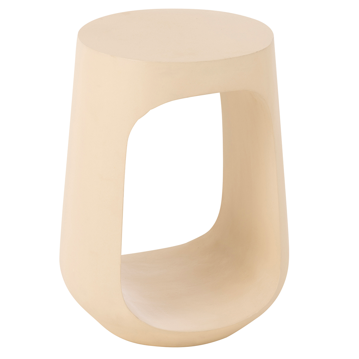 Table D'appoint POD bois de manguier beige by JLINE