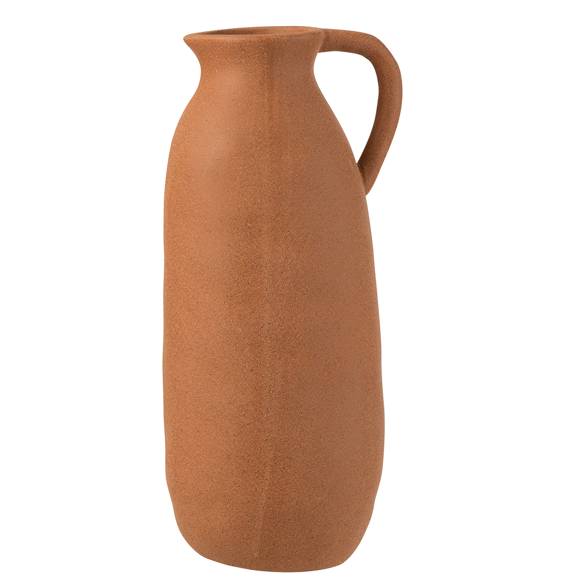 Vase Cruche en Céramique Marron Grand