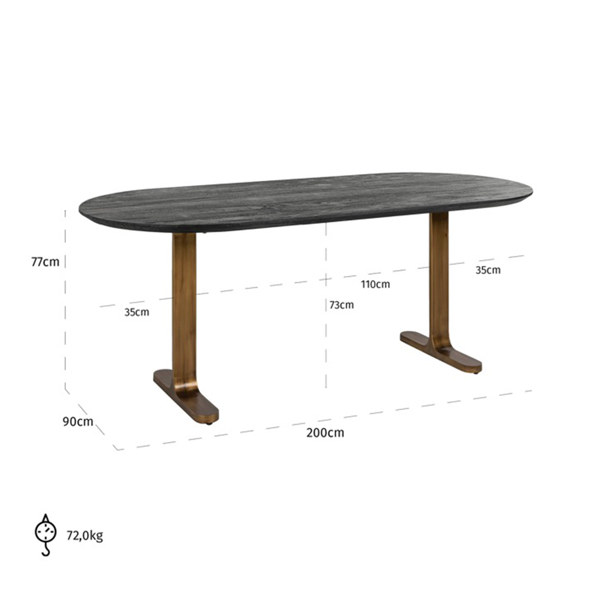 Table à manger Revelin 200