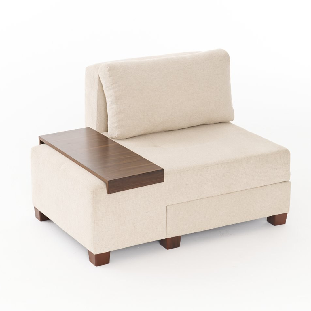 Fauteuil convertible BED écru