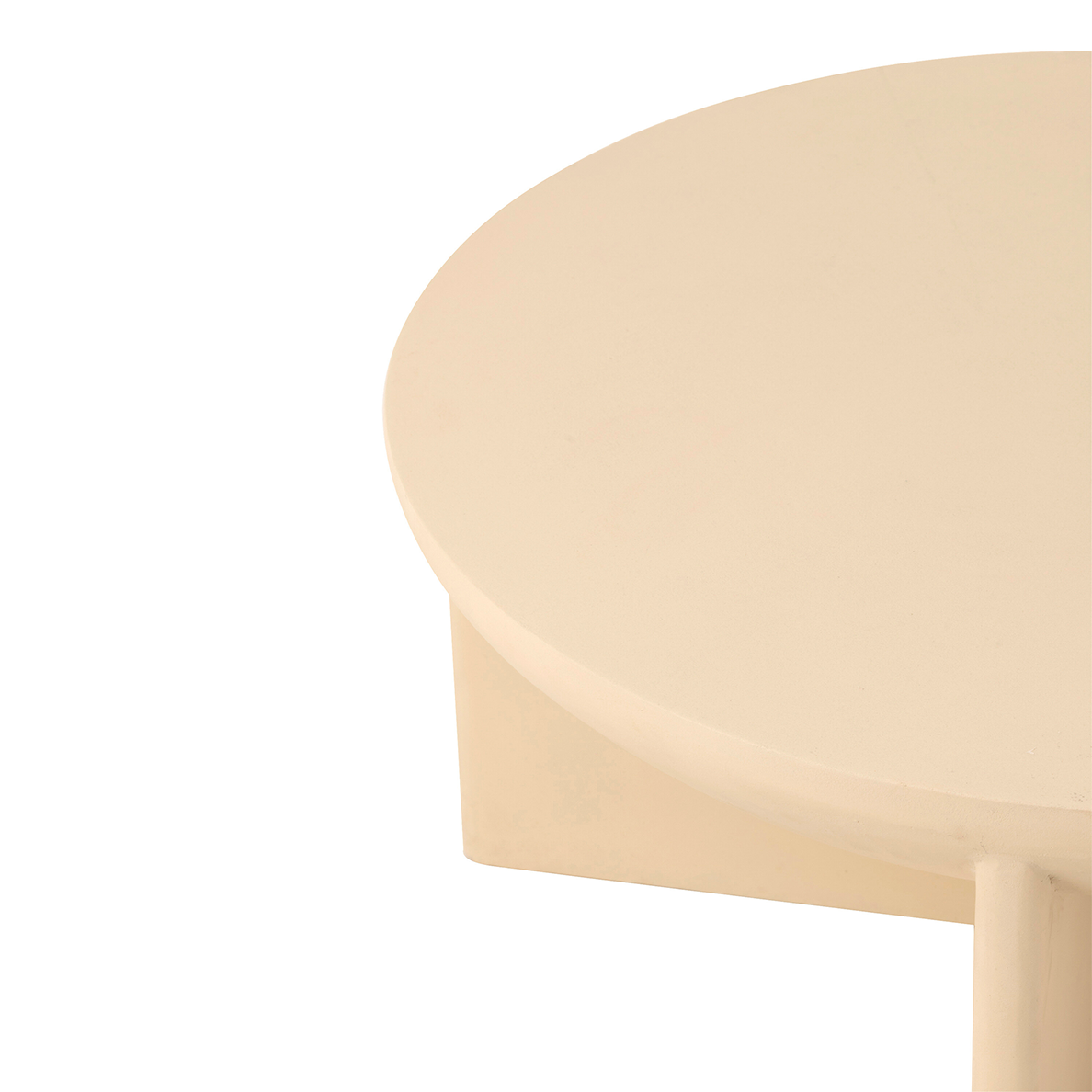 Table Basse HALFY Bois De Manguier Beige by JLINE