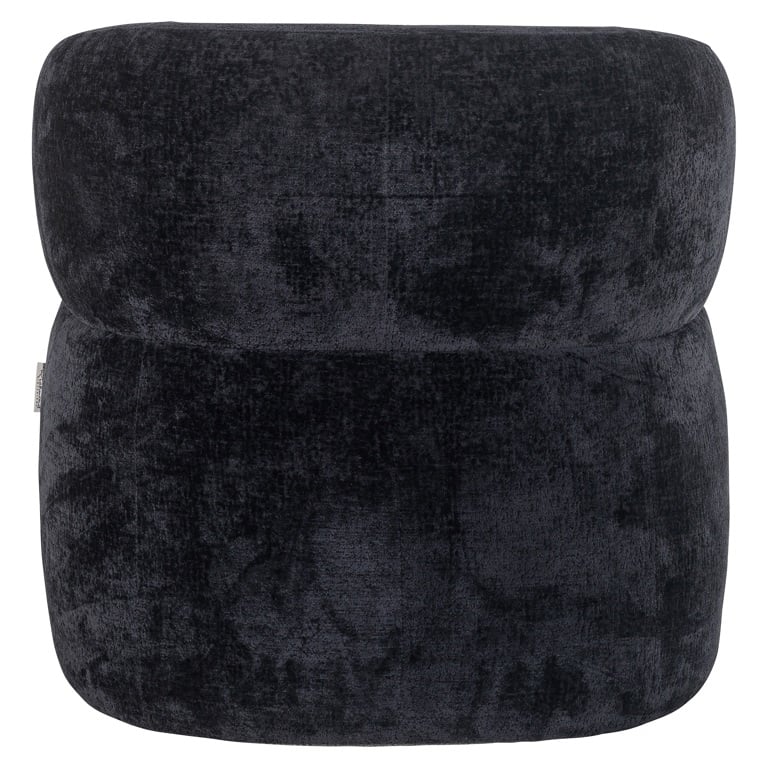 Fauteuil DOONA black chenille