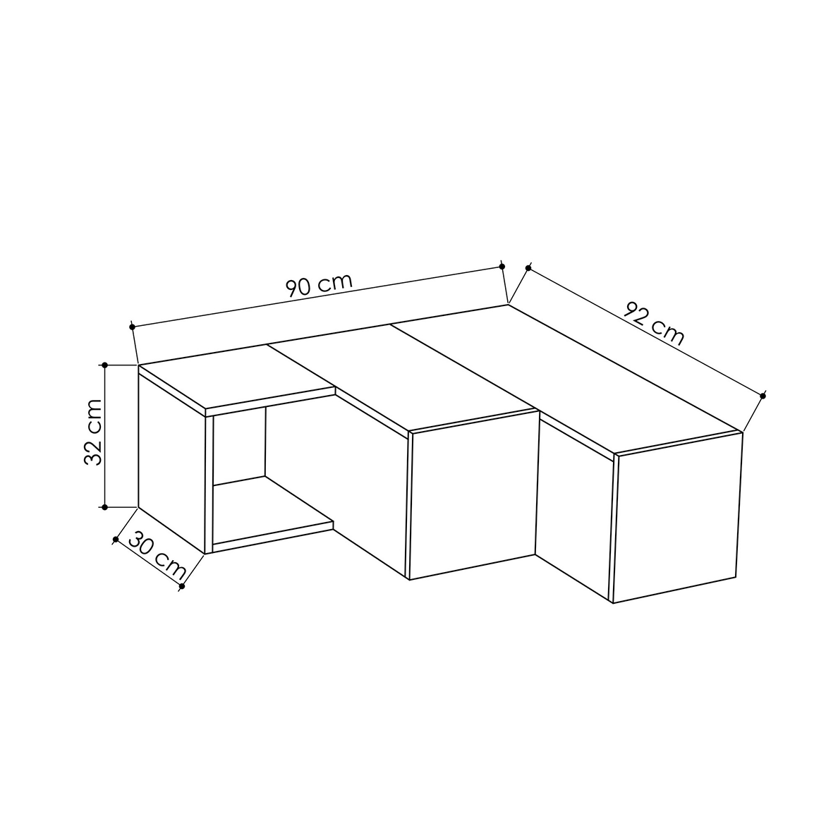 Meuble TV CUBIC