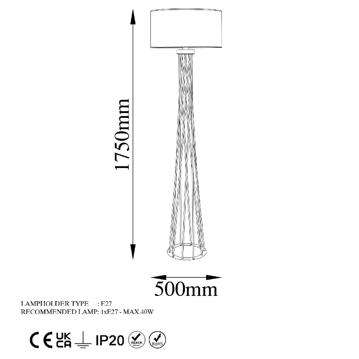 Lampadaire Sava