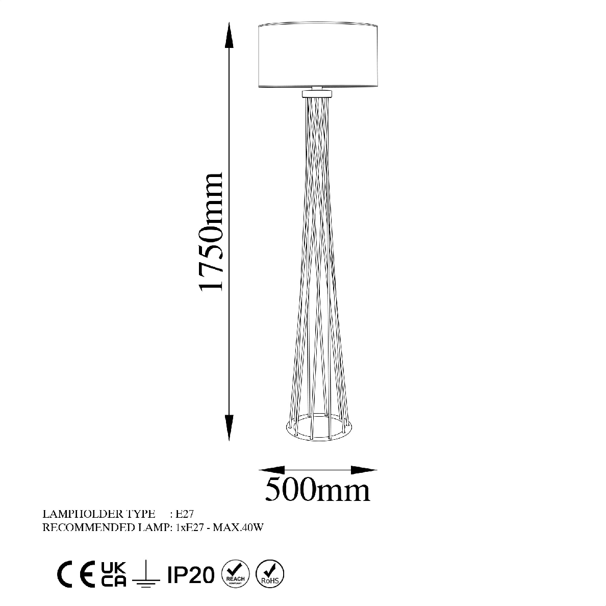 Lampadaire Timo