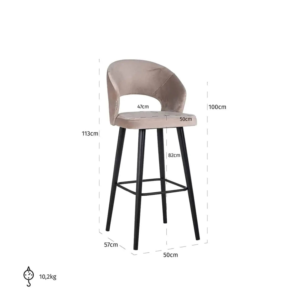 Tabouret SAVOY