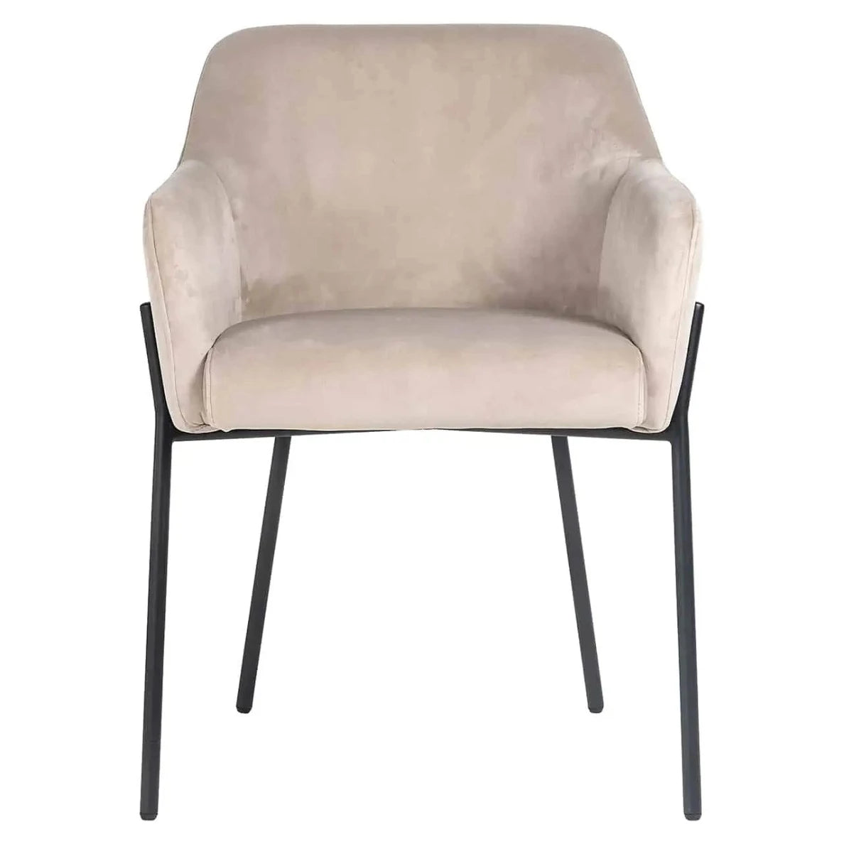 Chaise FAY beige velours