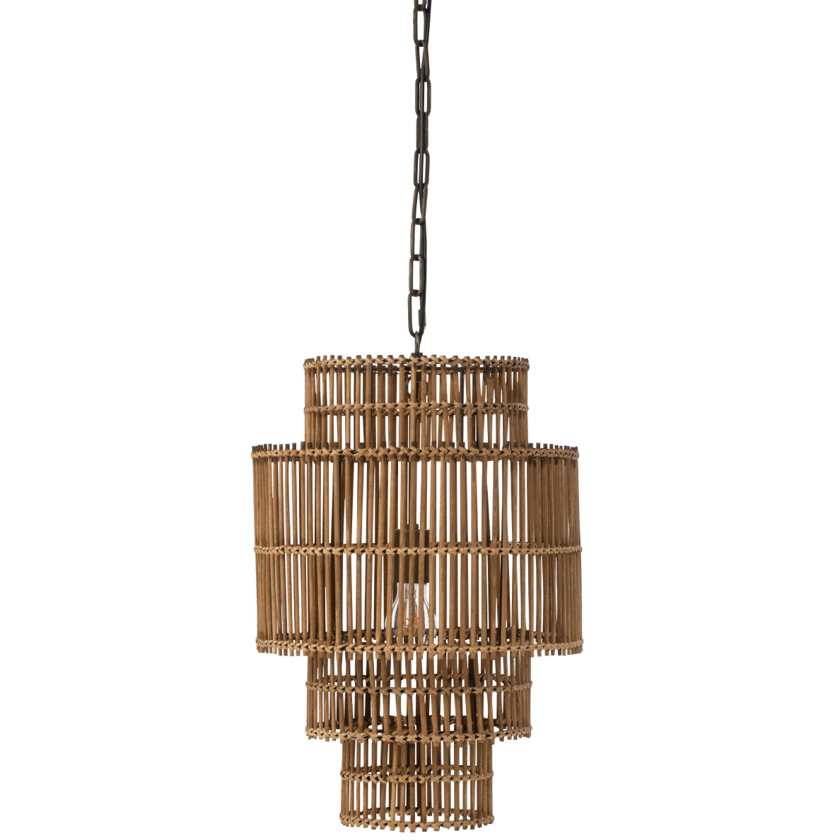 Suspension BAMBOO en rotin/roseau/bambou