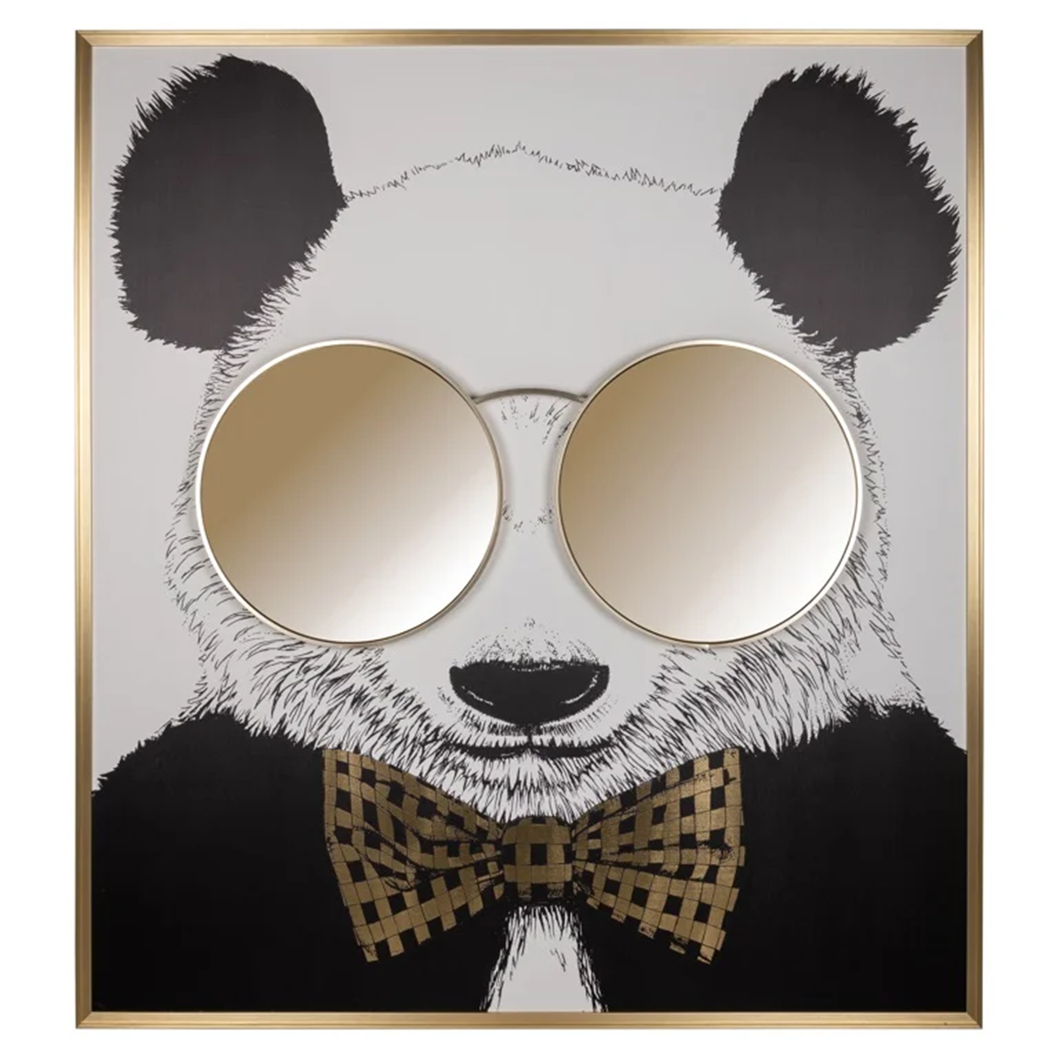 Tableau Panda miroir