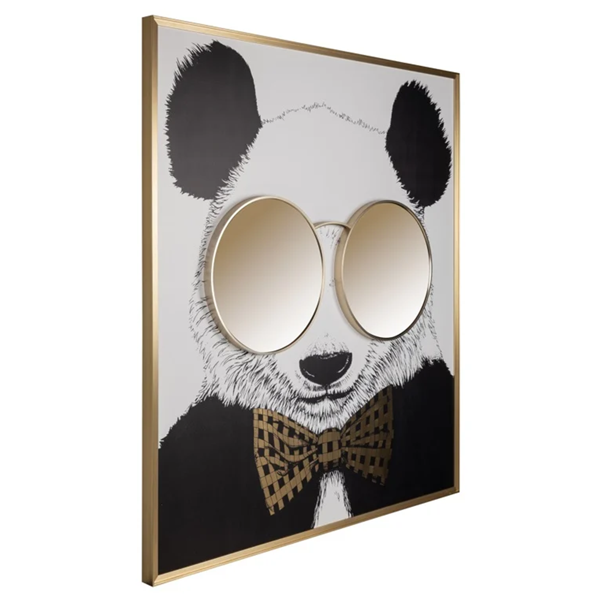 Tableau Panda miroir