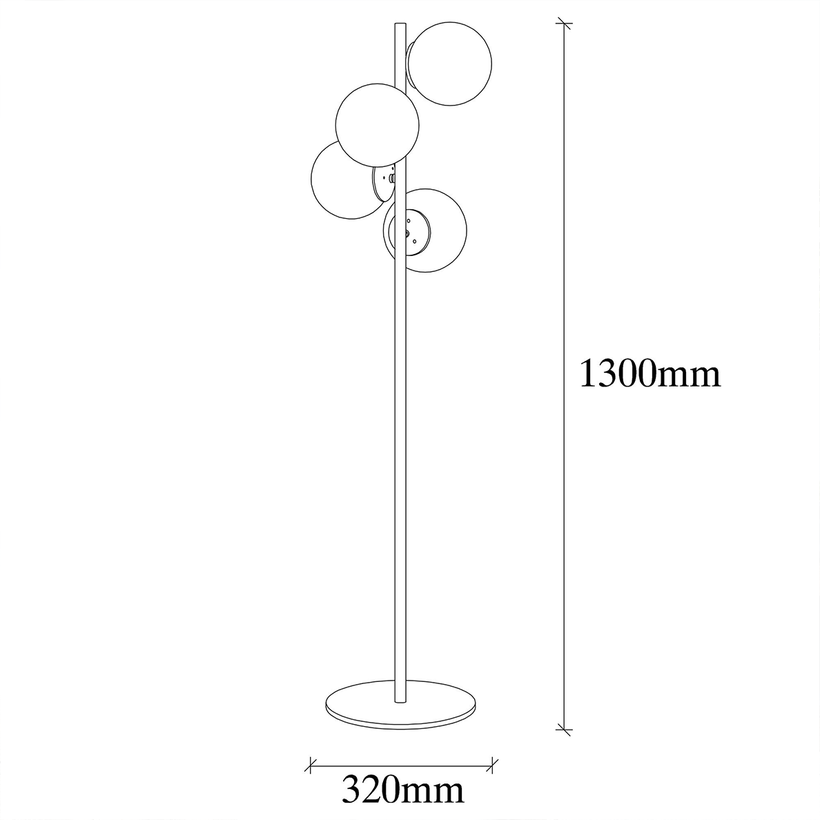 Lampadaire SKULL